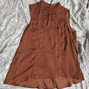 Sleeveless Rust Top Tank
